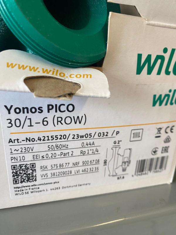 Circulateur Wilo Yonos PICO 30/1-6